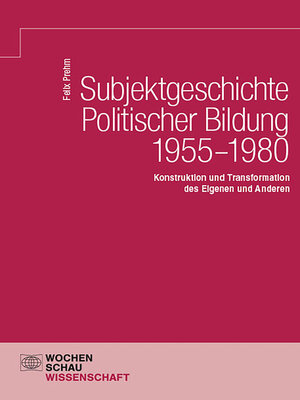 cover image of Subjektgeschichte Politischer Bildung 1955–1980